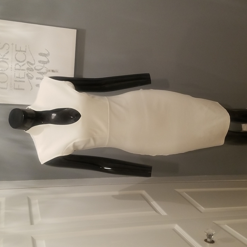 Privy Off-White Bodycon Dress
